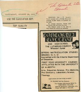 Concordia College and high school, the Lutheran Church Missouri Synod
