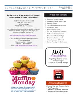 Concordia Weekly Newsletter Volume 07/Issue 07