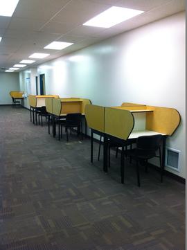 Study desks, basement