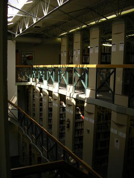 Mezzanine and 3rd floor stacks