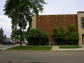 South side of library building