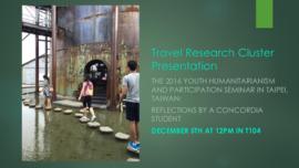 Travel Research Cluster Presentation