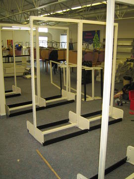 3rd Floor curriculum shelving install