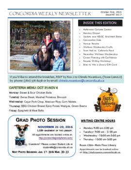 Concordia Weekly Newsletter Volume 07/Issue 08