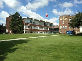 Campus (south side view facing Ada Blvd.)