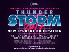 Thunder Storm 2017 New Student Orientation