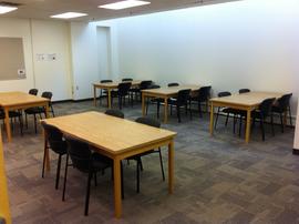 Basement study area