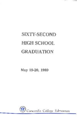 Sixty-Second High School Graduation