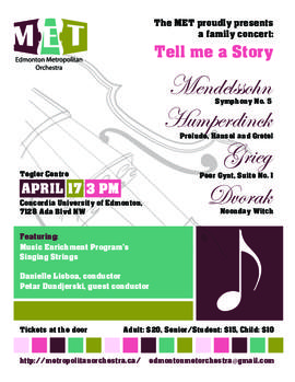 MET proudly presents a family concert: Tell me a Story