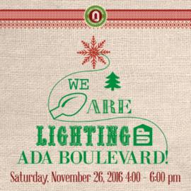 We are Lighting Up Ada Boulevard!