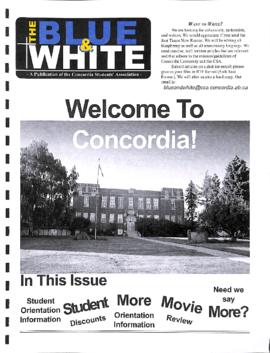 Blue & White 2001-2002/Orientation Issue